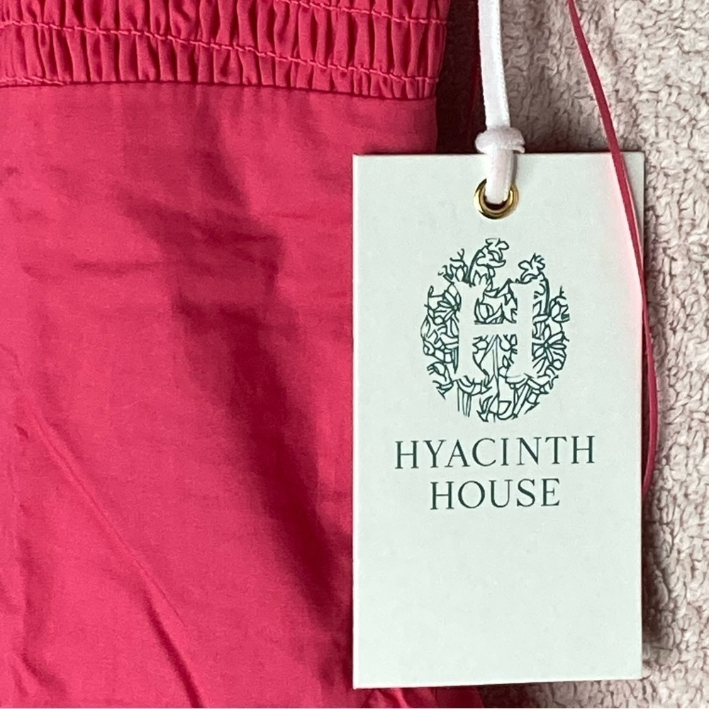 NEW Tuckernuck Smocked Midi Dress Women’s XXS Watermelon Pink Hyacinth House NWT - Picture 5 of 11